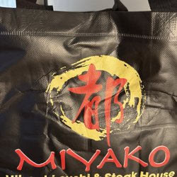 Miyako Sushi and Hibachi - To go bag