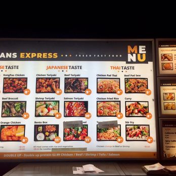 3 Asians Express - a menu on a large screen - Asian Fusion Near Me - Mississauga, Ontario 3 Asians Express - a menu on a large screen - Asian Fusion Near Me - Mississauga, Ontario