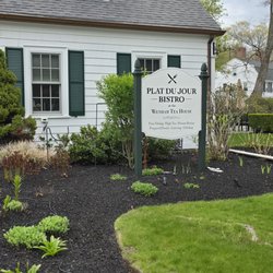 Wenham Tea House - Outside landscaping was very on point.