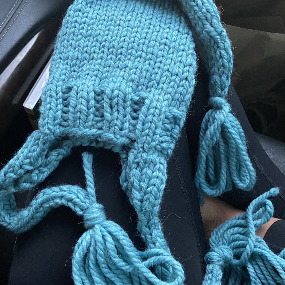 Lost Art Yarn Shoppe - Cone hat, no pattern just made it up! - Knitting Supplies Near Me - Traverse City, Michigan Lost Art Yarn Shoppe - Cone hat, no pattern just made it up! - Knitting Supplies Near Me - Traverse City, Michigan