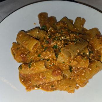 Fresco By Scotto - Rigatoni in a chicken and veal sauce - Italian Near Me - New York, New York