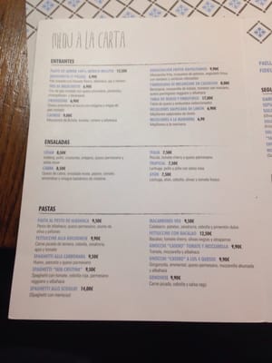 Menu photo 3 Iaia Cristina Barcelona, B