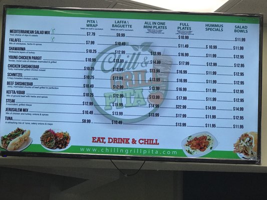 Menu photo 5 Chill & Grill Pita Boca Raton, FL Menu photo 5 Chill & Grill Pita Boca Raton, FL