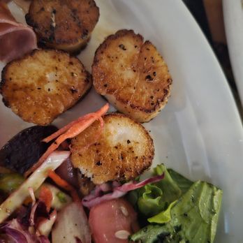 Bacchus - Scallops over prosciutto - Italian Near Me - Richmond, Virginia Bacchus - Scallops over prosciutto - Italian Near Me - Richmond, Virginia