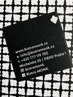 Menu photo 5 Bistro Monk Staré Město, PR