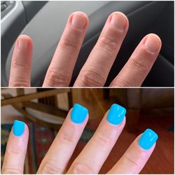 CoCo Nails - before/after