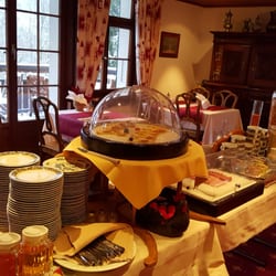 Hôtel de Gruyères - Continental breakfast. They offered a variety of coffee/cappuccino etc.