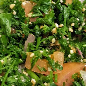 Kismet Cafe - Tabbouleh... with a spinkle of bulger wheat. - Halal Near Me - Austin, Texas Kismet Cafe - Tabbouleh... with a spinkle of bulger wheat. - Halal Near Me - Austin, Texas