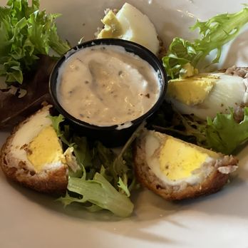 The Fat Rabbit Public House - Scotch eggs. - Fish & Chips Near Me - Folsom, California The Fat Rabbit Public House - Scotch eggs. - Fish & Chips Near Me - Folsom, California