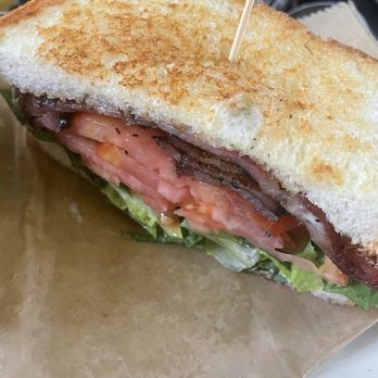 Kinfolk - BLT was amazing ... this is a pic of half .. I devoured the other half before taking the pic - outstanding - Coffee & Tea Near Me - Memphis, Tennessee Kinfolk - BLT was amazing ... this is a pic of half .. I devoured the other half before taking the pic - outstanding - Coffee & Tea Near Me - Memphis, Tennessee