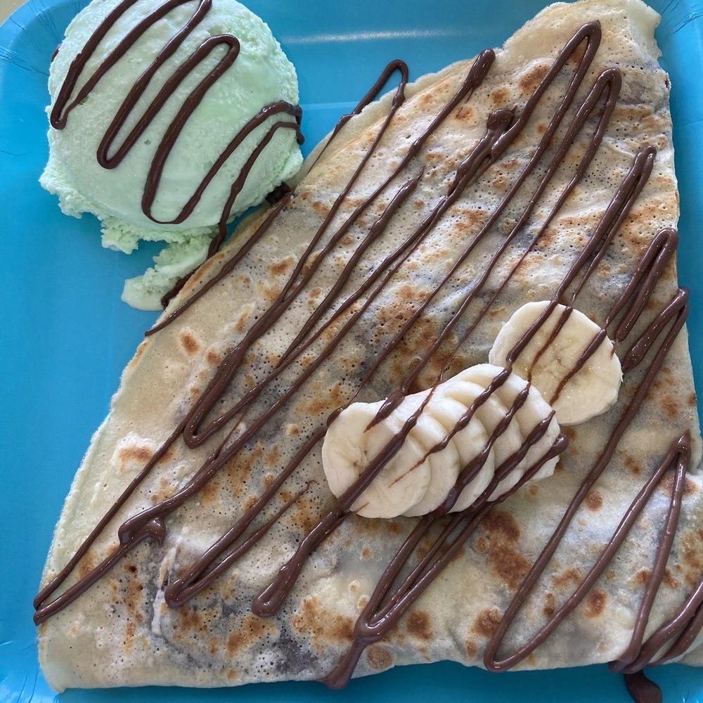 Dulce Crepes - Nutella and banana Crepe - Creperies Near Me - Fairfax, Virginia Dulce Crepes - Nutella and banana Crepe - Creperies Near Me - Fairfax, Virginia