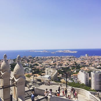 Basilique Notre-Dame de la Garde - Beautiful vista from the top - Churches Near Me - Marseille, 13