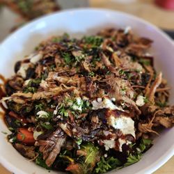 Porch - Truffles Farro bowl with braised pork