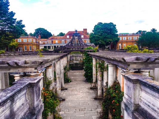 The Hill Garden and Pergola by null