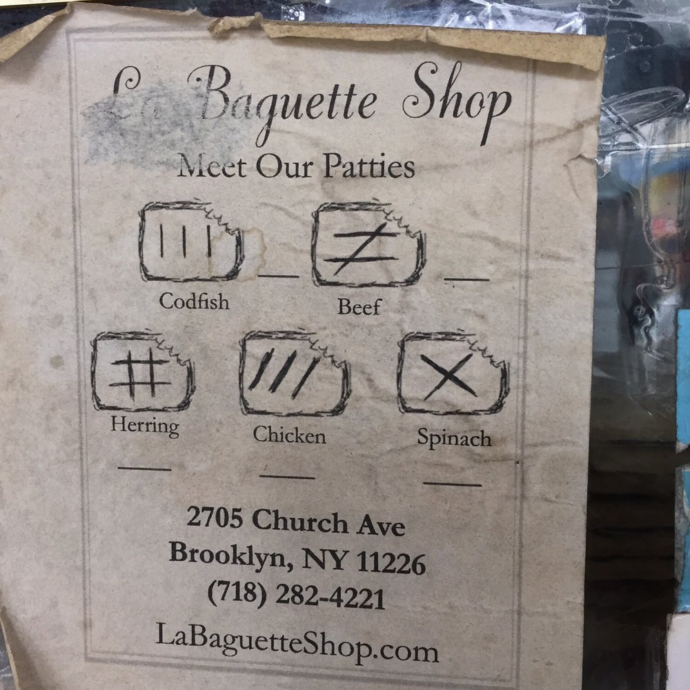 La Baguette Shop - Five flavors of patties - Bakeries Near Me - Brooklyn, New York La Baguette Shop - Five flavors of patties - Bakeries Near Me - Brooklyn, New York