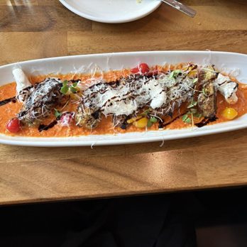 Chrysalis - Melanzana, fried eggplant - Italian Near Me - Franklin, Tennessee Chrysalis - Melanzana, fried eggplant - Italian Near Me - Franklin, Tennessee