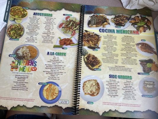 Menu photo 3 El Torero Mexicano Winston Salem, NC