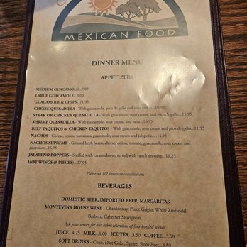 Colina De Oro - The menu cover. Beverages aren't too well defined - Mexican Near Me - Plymouth, California Colina De Oro - The menu cover. Beverages aren't too well defined - Mexican Near Me - Plymouth, California