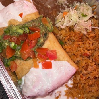 El Paraiso Mexican Grill - Ground Beef Chimichanga - Mexican Near Me - Everett, Washington