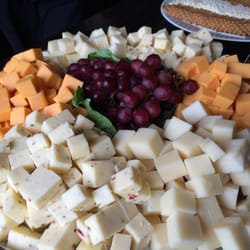 Vintage Wine Lounge - Cheeses for wedding party.