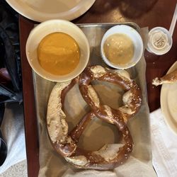Swiss Inn Bar & Grill - Monster pretzel with beer cheese and queso