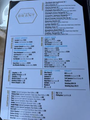 Menu photo 1 The Brant Huntington Beach, CA Menu photo 1 The Brant Huntington Beach, CA