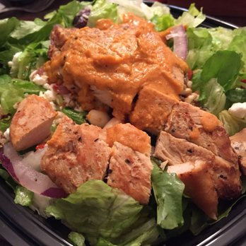 Wendy's - Mediterranean chicken salad -- two thumbs up! - Fast Food Near Me - Elizabethtown, Pennsylvania Wendy's - Mediterranean chicken salad -- two thumbs up! - Fast Food Near Me - Elizabethtown, Pennsylvania