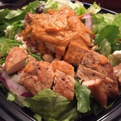 Wendy's - Mediterranean chicken salad -- two thumbs up!
