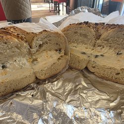 Everything Bagel with Jalapeño Cheddar cream cheese