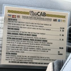 The Cab - Our driver was Deborah