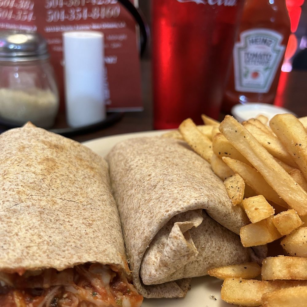 U Pizza - Chicken Parmesan Wrap with Fries. - Pizza Near Me - New Orleans, Louisiana U Pizza - Chicken Parmesan Wrap with Fries. - Pizza Near Me - New Orleans, Louisiana