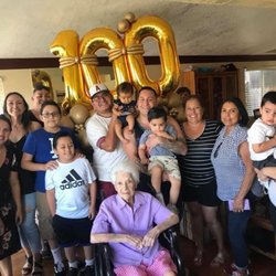 Comfort Choice Hospice Care - Family celebrating a special bday!