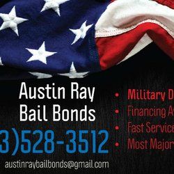 Austin Ray Bail Bonds - Open 24 hours all year long. Even during these crazy times! Stay Safe! Thank you.