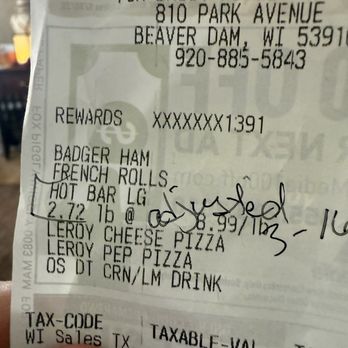 Piggly Wiggly-Beaver Dam - Receipt.. - Grocery Near Me - Beaver Dam, Wisconsin Piggly Wiggly-Beaver Dam - Receipt.. - Grocery Near Me - Beaver Dam, Wisconsin