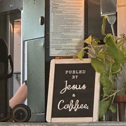 Coffee on 3rd - Sign by coffee bar pickup