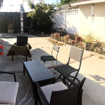 Nine Orange Landscaping - Our backyard initially - ignored and unkept. Concrete flooring and huge kitchen garden. - Landscaping Near Me Nine Orange Landscaping - Our backyard initially - ignored and unkept. Concrete flooring and huge kitchen garden. - Landscaping Near Me