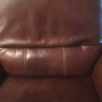 Ashley Store - This is the back of one of the loveseat they're all the same even the sofa there collapsing and leather is lapping over the seam - Furniture Stores Near Me - Arden, North Carolina Ashley Store - This is the back of one of the loveseat they're all the same even the sofa there collapsing and leather is lapping over the seam - Furniture Stores Near Me - Arden, North Carolina