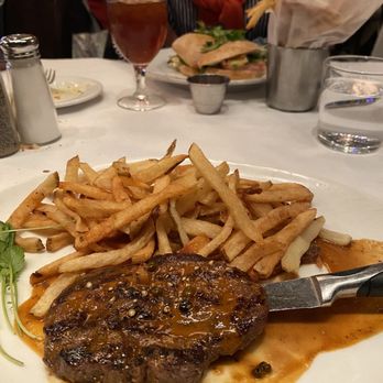 Mon Ami Gabi - Lunch Cut Steak Frites (Au Poivre) - French Near Me - Bethesda, Maryland Mon Ami Gabi - Lunch Cut Steak Frites (Au Poivre) - French Near Me - Bethesda, Maryland