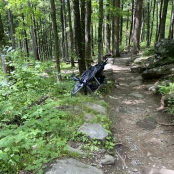 Rainbow Falls - Abandoned strollers - Hiking Near Me - Gatlinburg, Tennessee Rainbow Falls - Abandoned strollers - Hiking Near Me - Gatlinburg, Tennessee