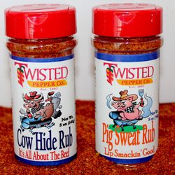 Twisted Pepper - Handcrafted BBQ Rubs
Low Sodium, GLuten Free, No MSG