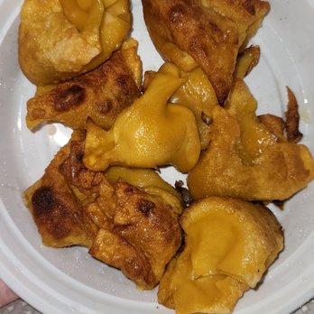 China Gourmet - These were the "fried" wontons that were soggy, burnt, and grease soaked with zero flavor and hardly any filling. - Chinese Near Me - Palmetto Bay, Florida