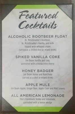 Menu photo 7 Currents Restaurant Grand Island, NY