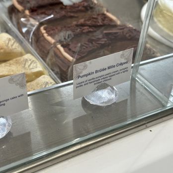 Lady M Cake Boutique - Pumpkin brulee milke crepes - Desserts Near Me - Bellevue, Washington Lady M Cake Boutique - Pumpkin brulee milke crepes - Desserts Near Me - Bellevue, Washington