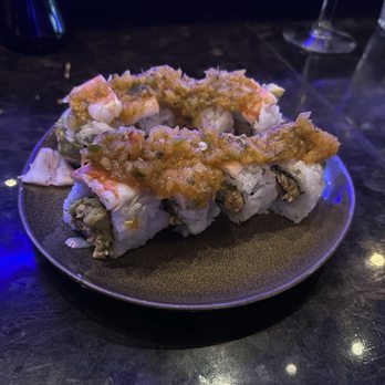Blue Wasabi Sushi and Martini Bar - Tropic Thunder Roll - Sushi Bars Near Me - Gilbert, Arizona Blue Wasabi Sushi and Martini Bar - Tropic Thunder Roll - Sushi Bars Near Me - Gilbert, Arizona