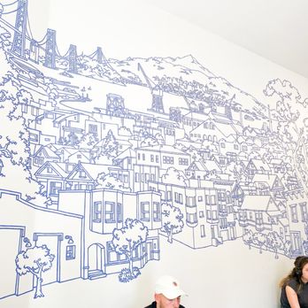 CoffeeShop - Gorgeous mural in the cafe - Coffee & Tea Near Me - San Francisco, California CoffeeShop - Gorgeous mural in the cafe - Coffee & Tea Near Me - San Francisco, California