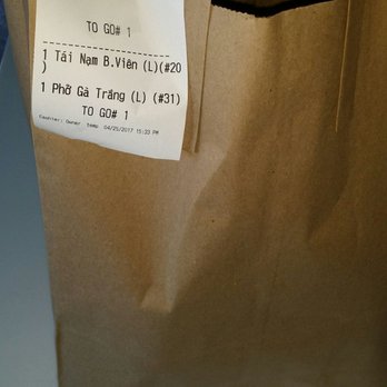 Pho Saigon 8 - Large paper bag for easy no spill to go carry! - Vietnamese Near Me - Las Vegas, Nevada Pho Saigon 8 - Large paper bag for easy no spill to go carry! - Vietnamese Near Me - Las Vegas, Nevada