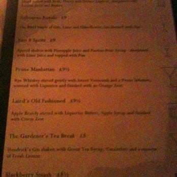 Reverend JW Simpson - 1st page of menu - Cocktail Bars Near Me - London, XGL Reverend JW Simpson - 1st page of menu - Cocktail Bars Near Me - London, XGL