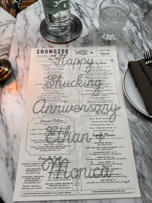 Menu photo 2 Ironside Fish & Oyster San Diego, CA Menu photo 2 Ironside Fish & Oyster San Diego, CA