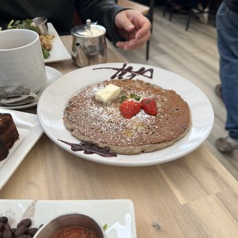 Naked Cafe - vegan/gluten free tree hugger pancakes - Breakfast & Brunch Near Me - Solana Beach, California Naked Cafe - vegan/gluten free tree hugger pancakes - Breakfast & Brunch Near Me - Solana Beach, California