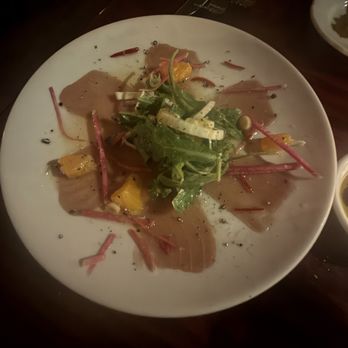 Dish Osteria and Bar - Carpaccio Di Manzo Con Arugola E Parmiggiano - Italian Near Me - Pittsburgh, Pennsylvania